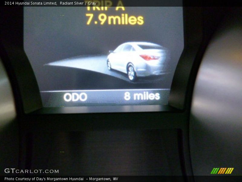 Radiant Silver / Gray 2014 Hyundai Sonata Limited