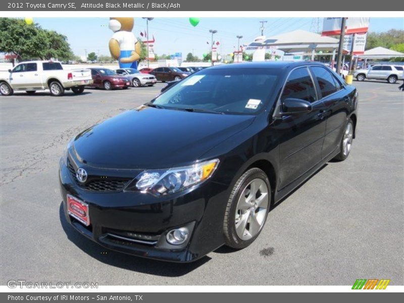 Attitude Black Metallic / Black/Ash 2012 Toyota Camry SE