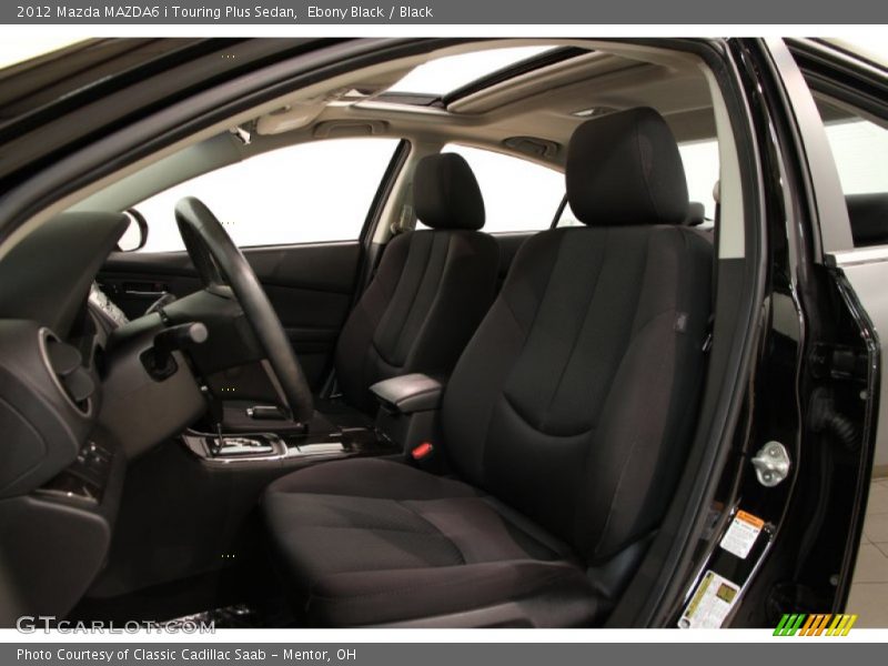 Ebony Black / Black 2012 Mazda MAZDA6 i Touring Plus Sedan