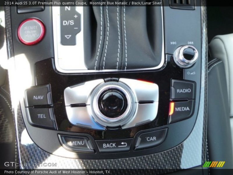 Moonlight Blue Metallic / Black/Lunar Silver 2014 Audi S5 3.0T Premium Plus quattro Coupe