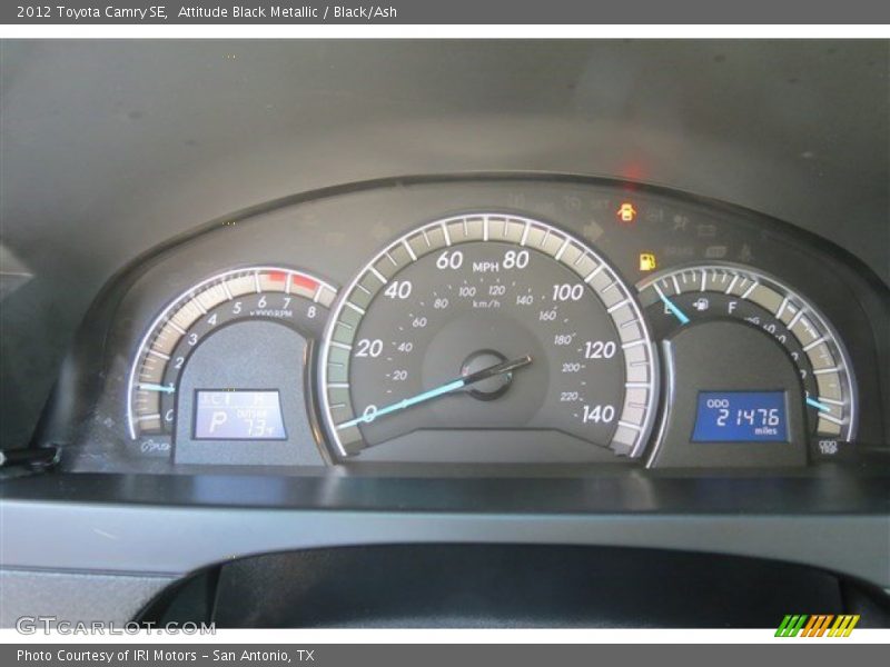 Attitude Black Metallic / Black/Ash 2012 Toyota Camry SE