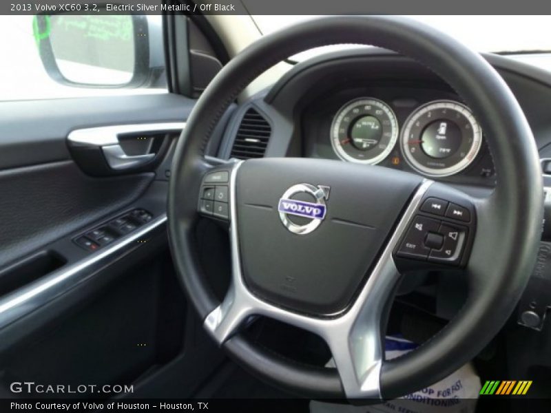 Electric Silver Metallic / Off Black 2013 Volvo XC60 3.2