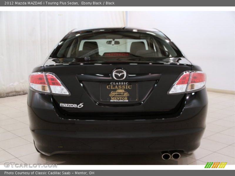Ebony Black / Black 2012 Mazda MAZDA6 i Touring Plus Sedan