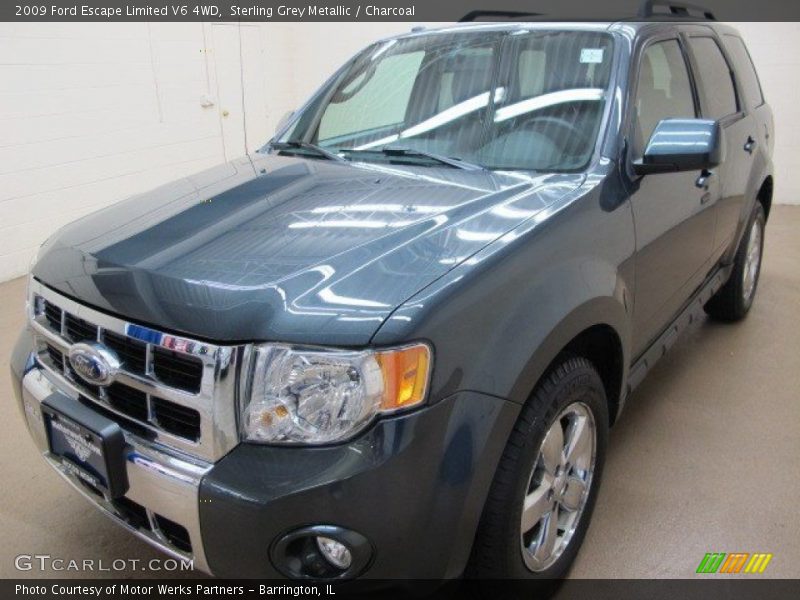 Sterling Grey Metallic / Charcoal 2009 Ford Escape Limited V6 4WD
