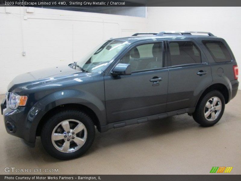 Sterling Grey Metallic / Charcoal 2009 Ford Escape Limited V6 4WD