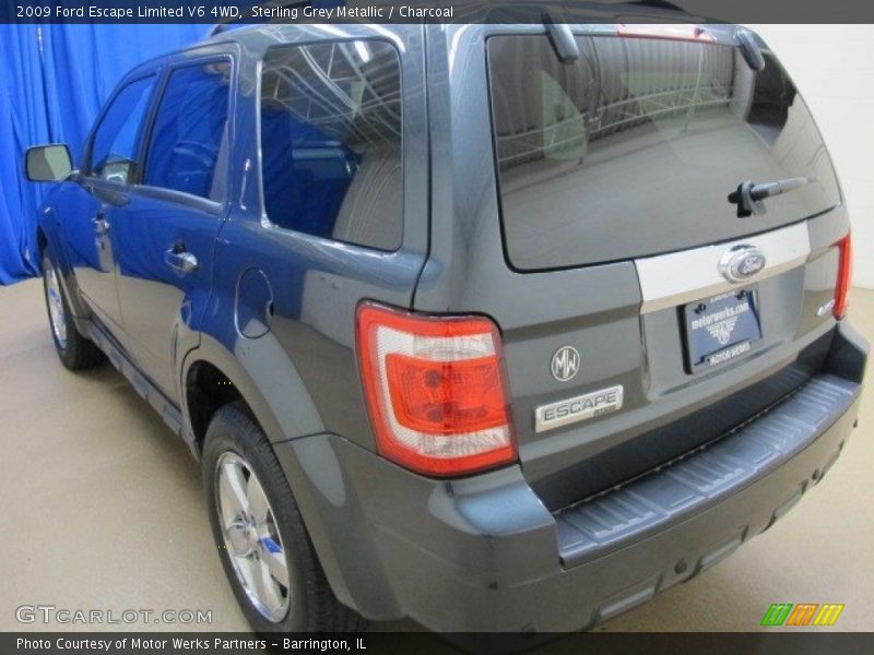 Sterling Grey Metallic / Charcoal 2009 Ford Escape Limited V6 4WD