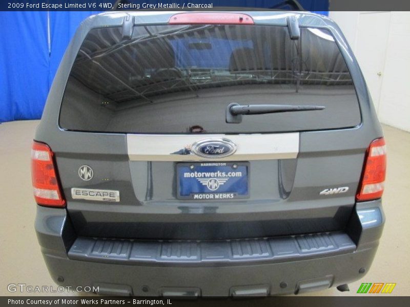 Sterling Grey Metallic / Charcoal 2009 Ford Escape Limited V6 4WD