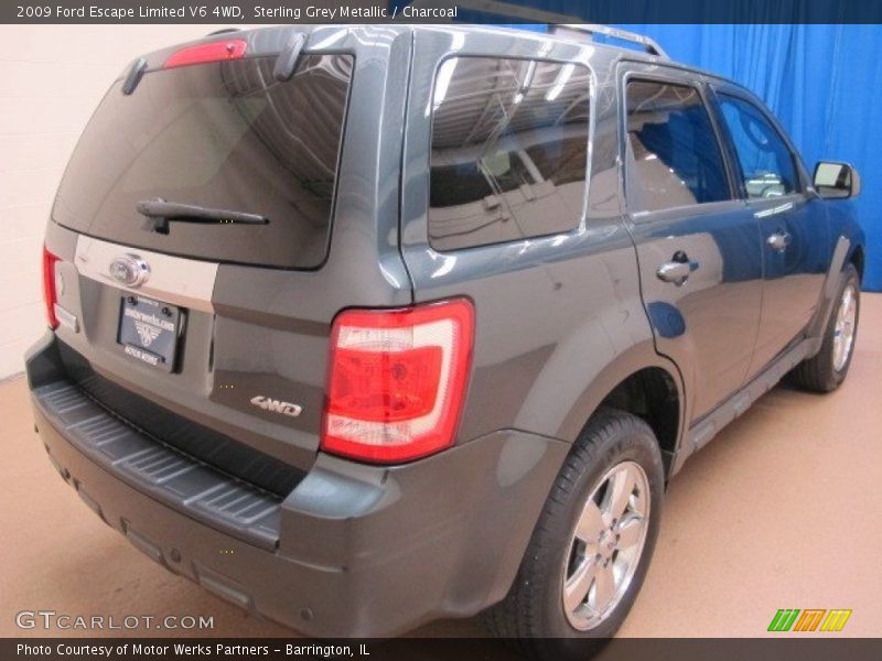 Sterling Grey Metallic / Charcoal 2009 Ford Escape Limited V6 4WD