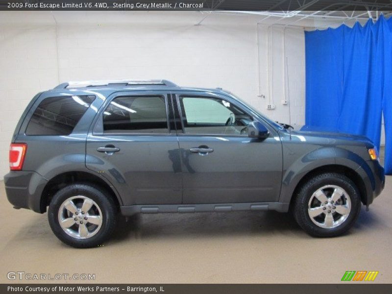 Sterling Grey Metallic / Charcoal 2009 Ford Escape Limited V6 4WD