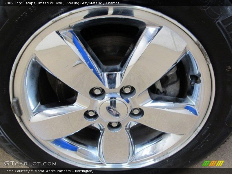 Sterling Grey Metallic / Charcoal 2009 Ford Escape Limited V6 4WD