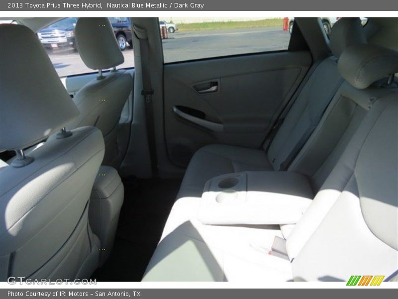 Nautical Blue Metallic / Dark Gray 2013 Toyota Prius Three Hybrid