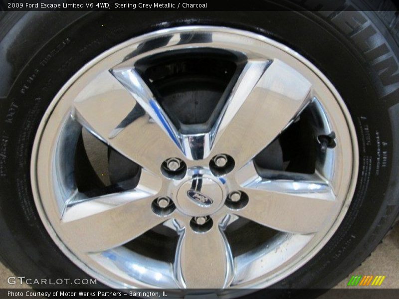 Sterling Grey Metallic / Charcoal 2009 Ford Escape Limited V6 4WD