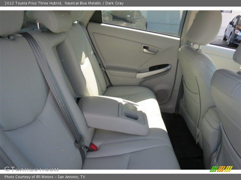Nautical Blue Metallic / Dark Gray 2013 Toyota Prius Three Hybrid