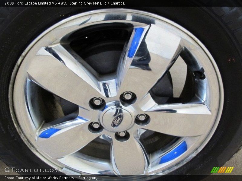 Sterling Grey Metallic / Charcoal 2009 Ford Escape Limited V6 4WD