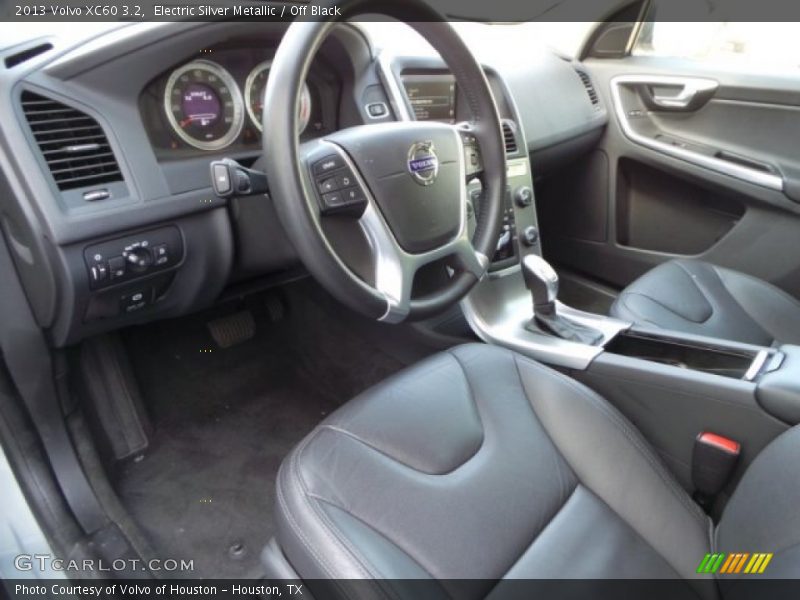 Electric Silver Metallic / Off Black 2013 Volvo XC60 3.2