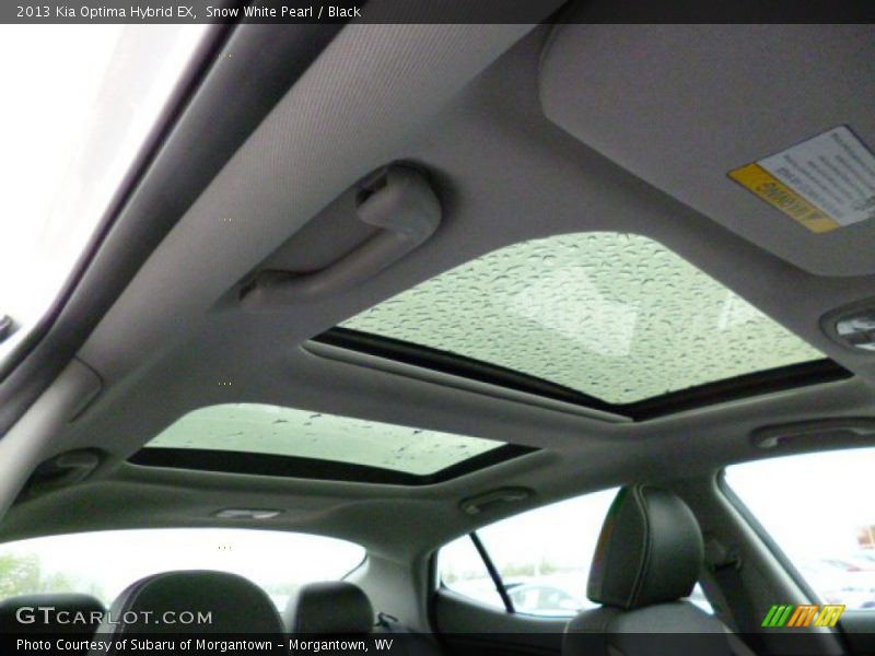 Sunroof of 2013 Optima Hybrid EX