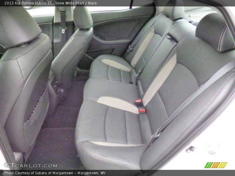 Rear Seat of 2013 Optima Hybrid EX