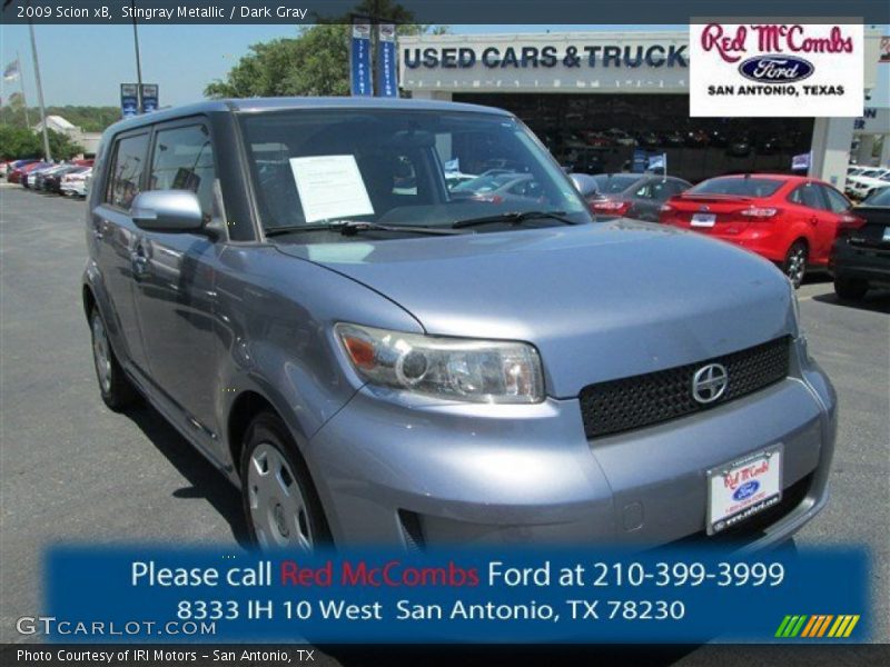 Stingray Metallic / Dark Gray 2009 Scion xB