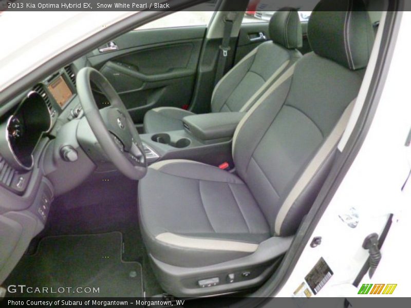 Front Seat of 2013 Optima Hybrid EX