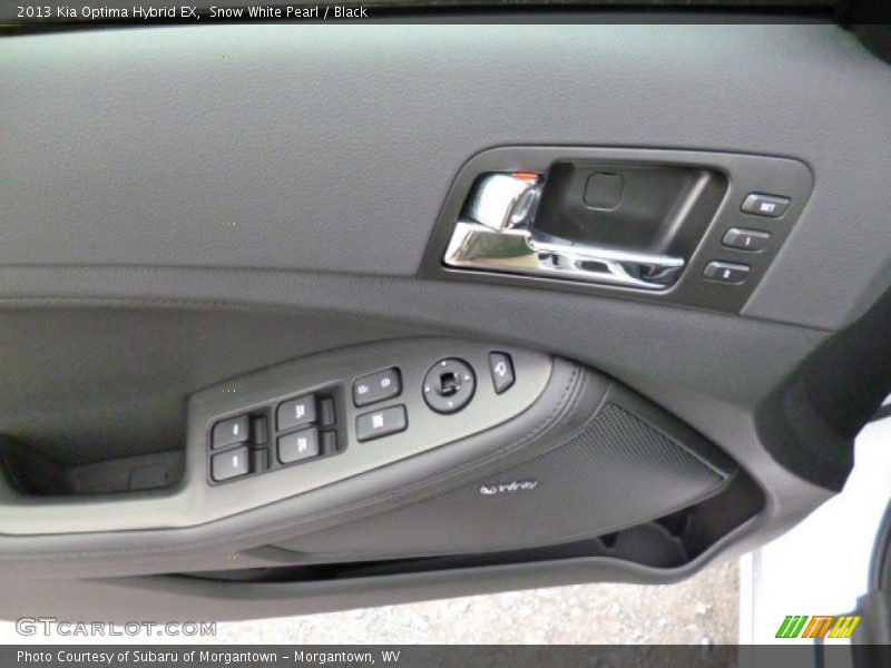 Snow White Pearl / Black 2013 Kia Optima Hybrid EX