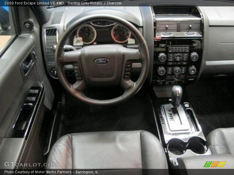 Sterling Grey Metallic / Charcoal 2009 Ford Escape Limited V6 4WD