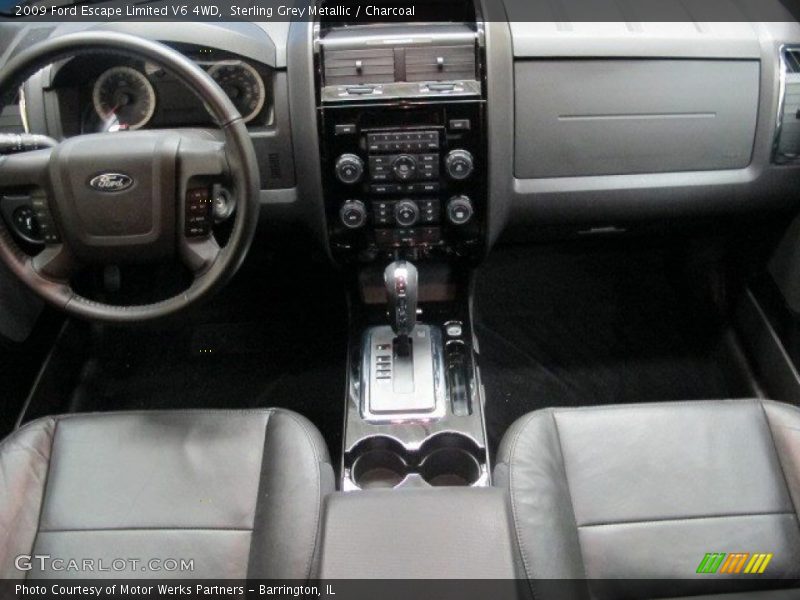 Sterling Grey Metallic / Charcoal 2009 Ford Escape Limited V6 4WD
