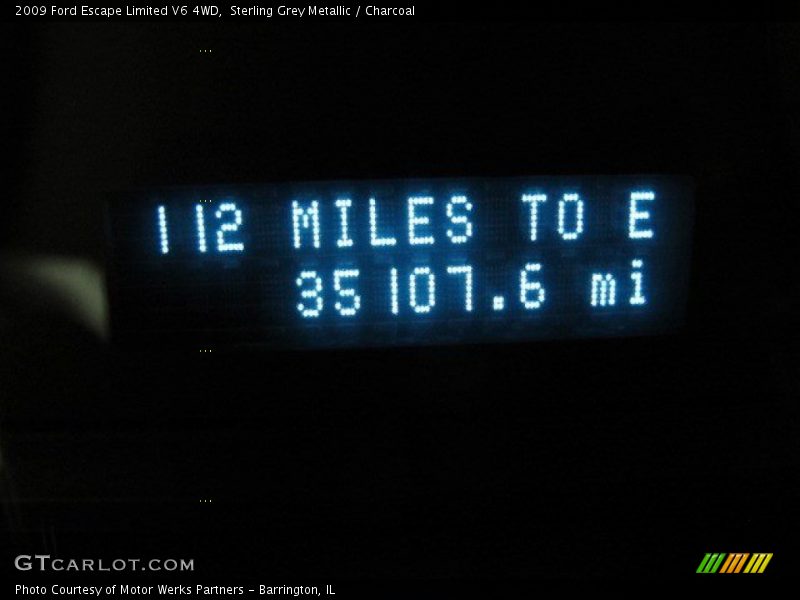 Sterling Grey Metallic / Charcoal 2009 Ford Escape Limited V6 4WD