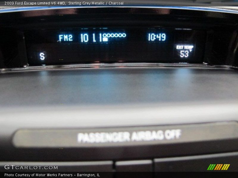 Sterling Grey Metallic / Charcoal 2009 Ford Escape Limited V6 4WD