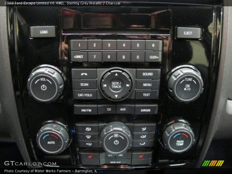 Sterling Grey Metallic / Charcoal 2009 Ford Escape Limited V6 4WD