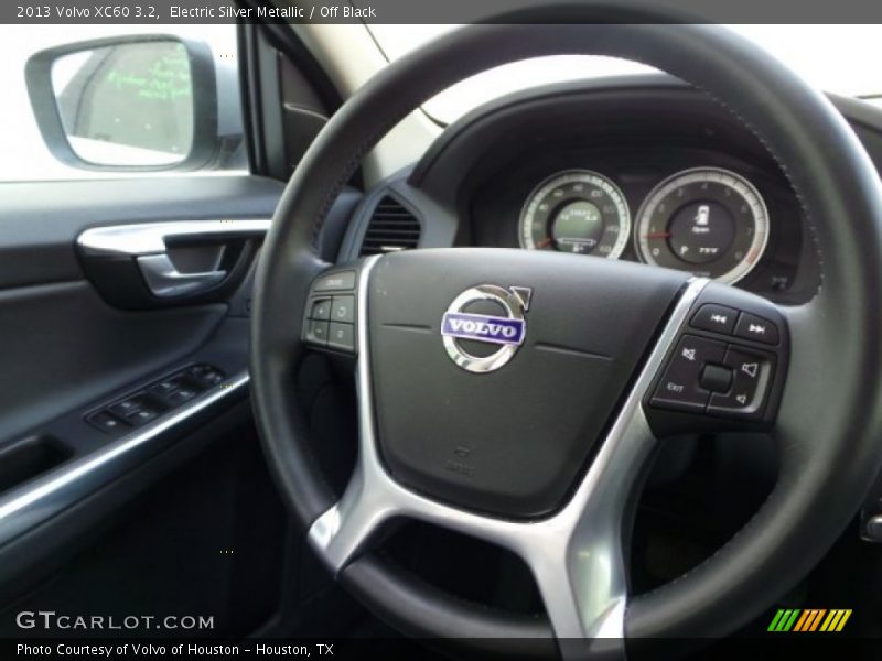 Electric Silver Metallic / Off Black 2013 Volvo XC60 3.2