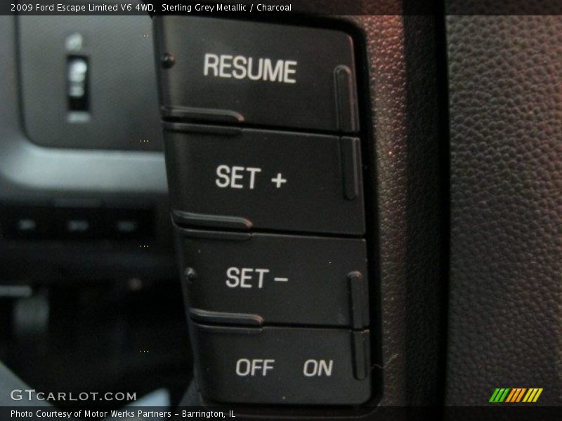 Sterling Grey Metallic / Charcoal 2009 Ford Escape Limited V6 4WD