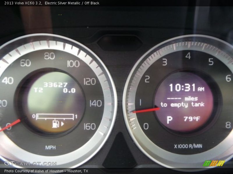 Electric Silver Metallic / Off Black 2013 Volvo XC60 3.2