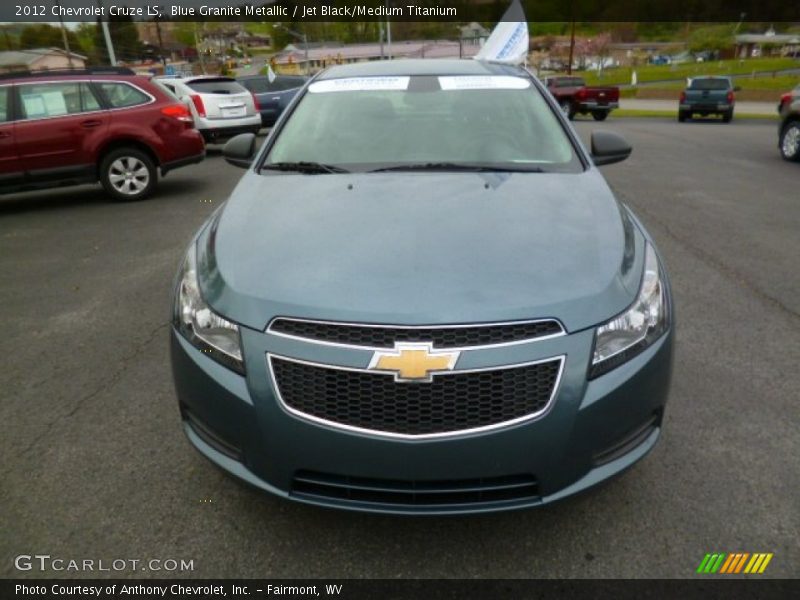 Blue Granite Metallic / Jet Black/Medium Titanium 2012 Chevrolet Cruze LS