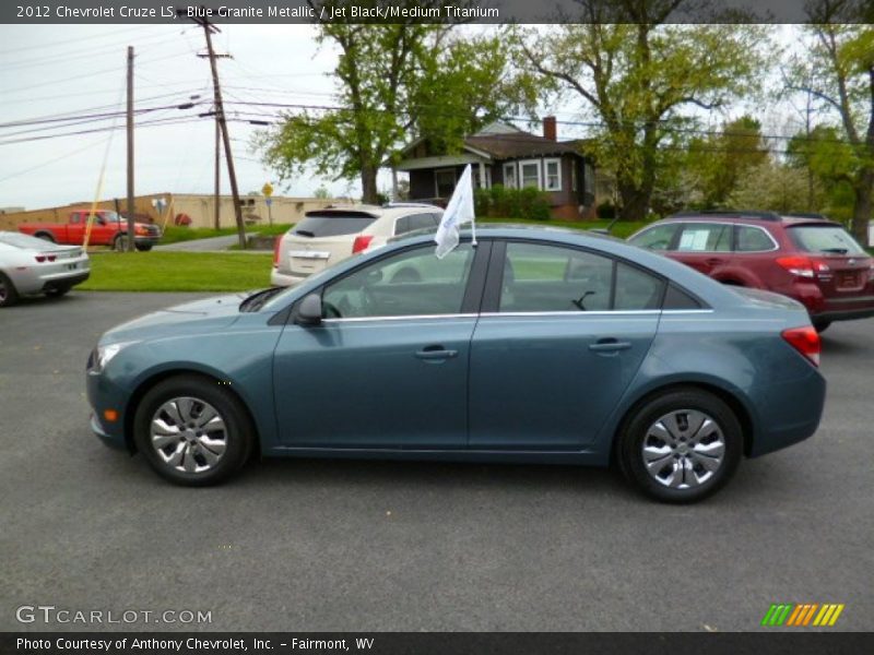 Blue Granite Metallic / Jet Black/Medium Titanium 2012 Chevrolet Cruze LS