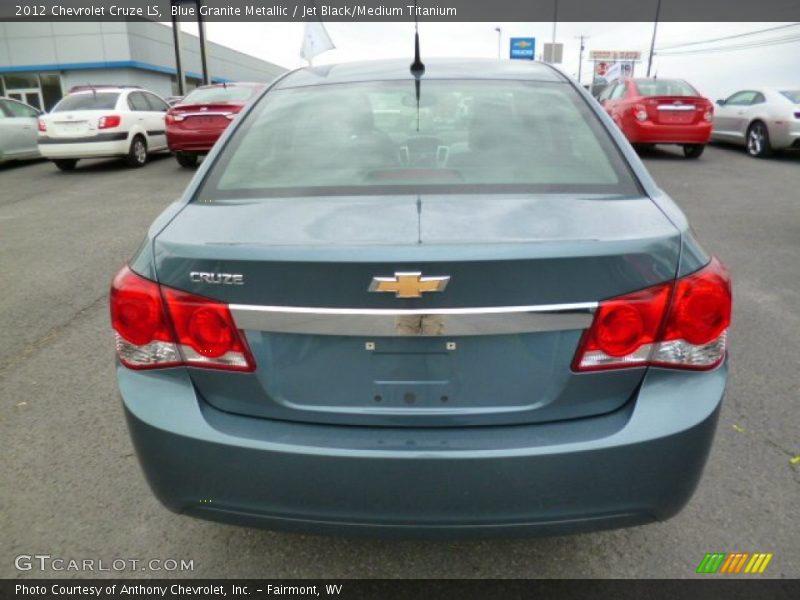 Blue Granite Metallic / Jet Black/Medium Titanium 2012 Chevrolet Cruze LS