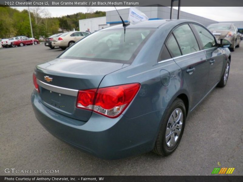 Blue Granite Metallic / Jet Black/Medium Titanium 2012 Chevrolet Cruze LS
