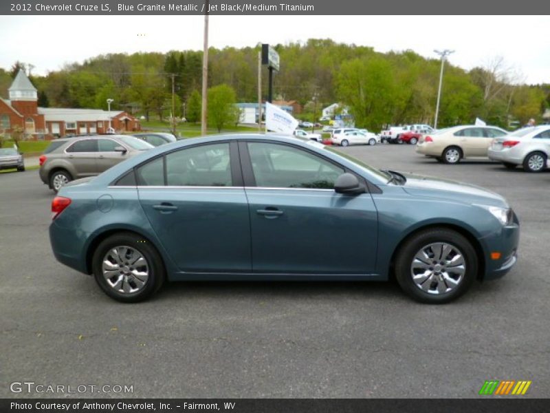Blue Granite Metallic / Jet Black/Medium Titanium 2012 Chevrolet Cruze LS