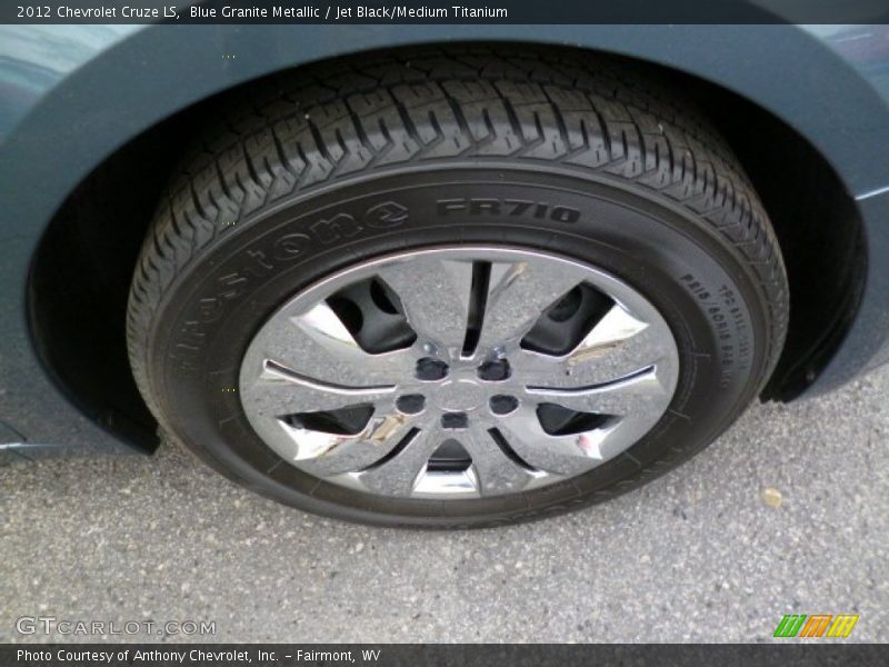 Blue Granite Metallic / Jet Black/Medium Titanium 2012 Chevrolet Cruze LS