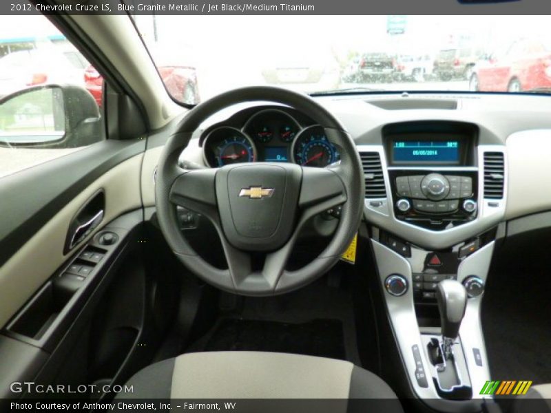 Blue Granite Metallic / Jet Black/Medium Titanium 2012 Chevrolet Cruze LS