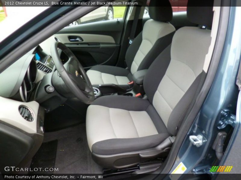 Blue Granite Metallic / Jet Black/Medium Titanium 2012 Chevrolet Cruze LS