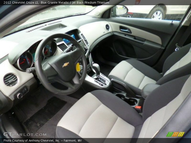Blue Granite Metallic / Jet Black/Medium Titanium 2012 Chevrolet Cruze LS
