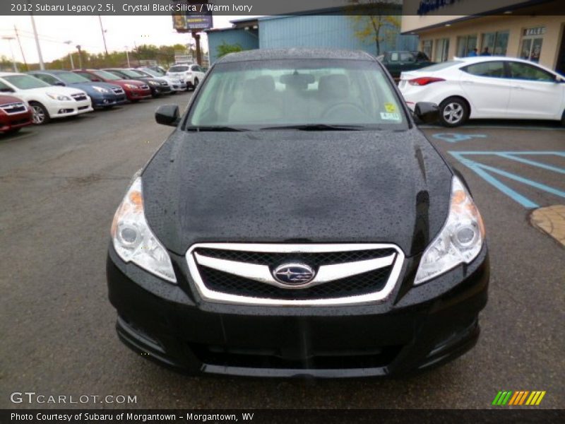 Crystal Black Silica / Warm Ivory 2012 Subaru Legacy 2.5i