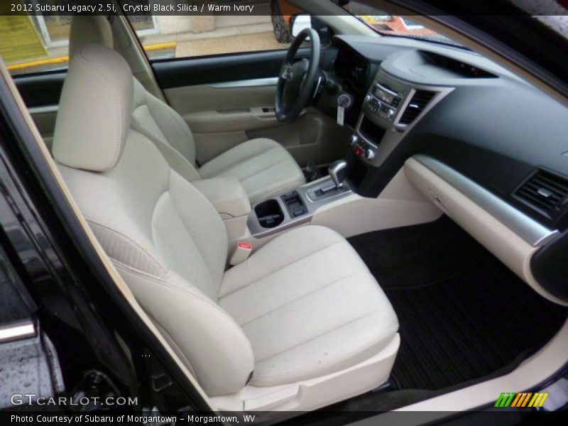 Crystal Black Silica / Warm Ivory 2012 Subaru Legacy 2.5i