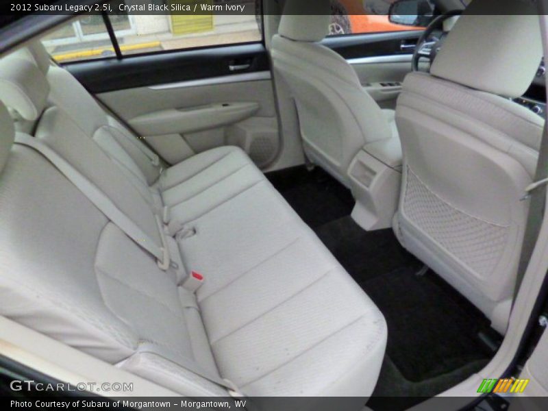 Crystal Black Silica / Warm Ivory 2012 Subaru Legacy 2.5i