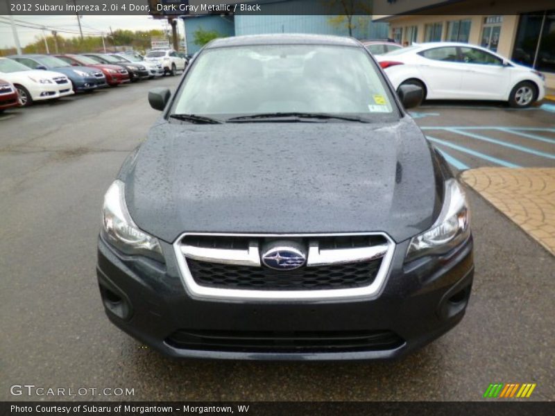 Dark Gray Metallic / Black 2012 Subaru Impreza 2.0i 4 Door