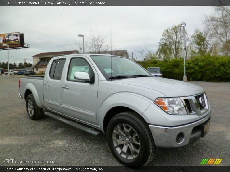 Brilliant Silver / Steel 2014 Nissan Frontier SL Crew Cab 4x4