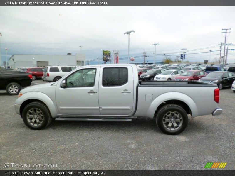 Brilliant Silver / Steel 2014 Nissan Frontier SL Crew Cab 4x4
