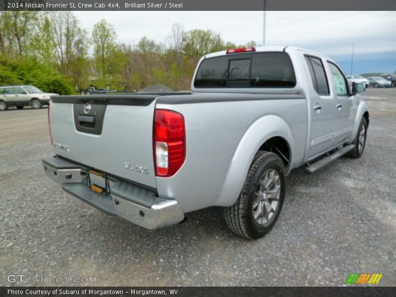 Brilliant Silver / Steel 2014 Nissan Frontier SL Crew Cab 4x4