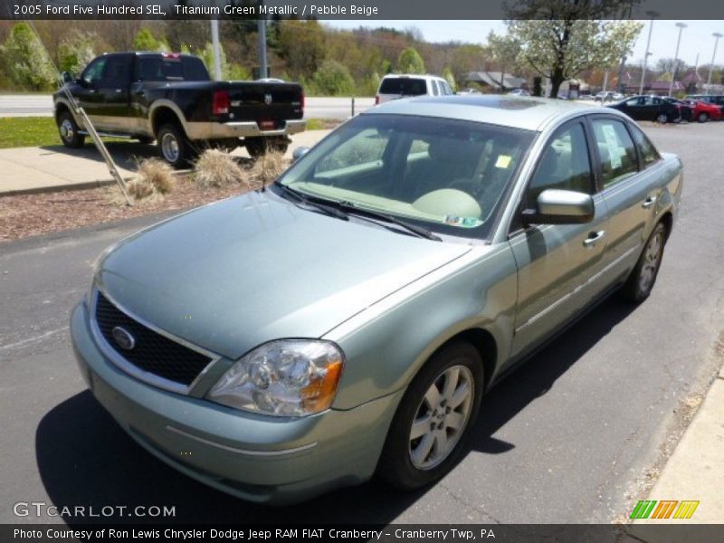 Titanium Green Metallic / Pebble Beige 2005 Ford Five Hundred SEL
