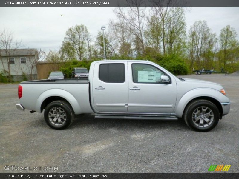 Brilliant Silver / Steel 2014 Nissan Frontier SL Crew Cab 4x4